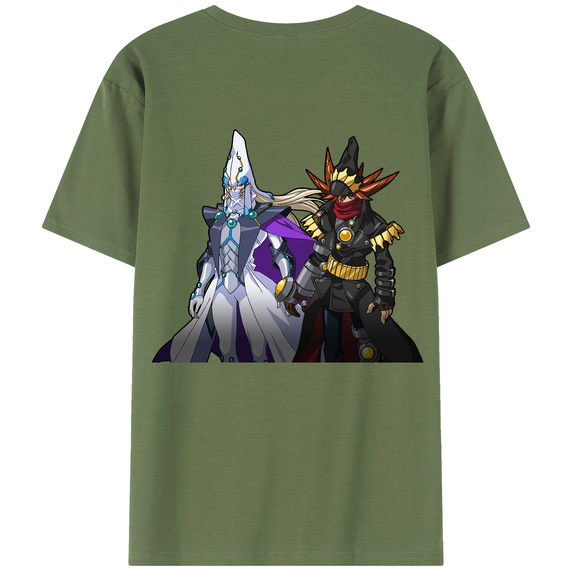 （画像用） 遊☆戯☆王 Yu-Gi-Oh! 綿100％ メンズ半袖Tシャツ（バックプリント） 通気性